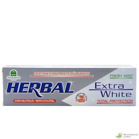 Comprar online DENTRIFICO HERBAL EXTRA WHITE 100 ml de NATURA HOUSE. Imagen 1