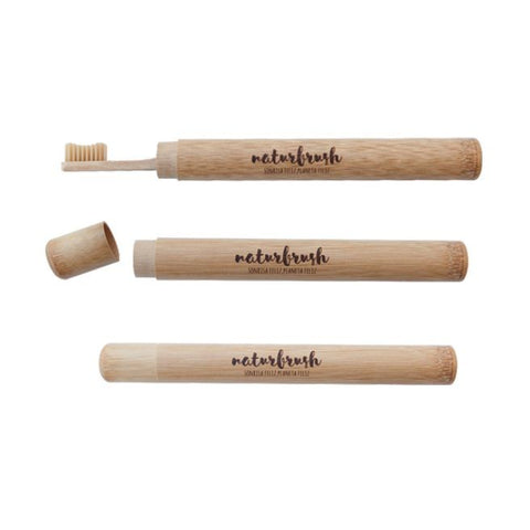 Comprar online ESTUCHE FUNDA DE BAMBU PARA CEPILLO DE DIENTES de NATURBRUSH. Imagen 1