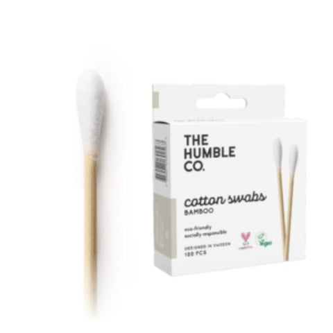 Comprar online HM BASTONCILLO ALGODON BAMBU BLANCO 100 UNID de THE HUMBLE CO. Imagen 1