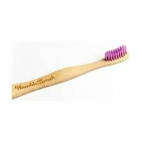 Comprar online HM CEPILLO DIENTES BAMBU ADULTO MEDIO MORADO de THE HUMBLE CO. Imagen 1