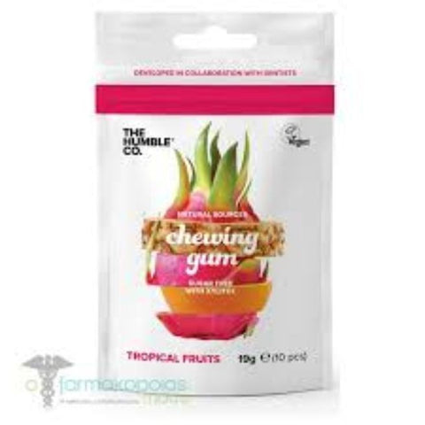 Comprar online HM CHICLE FRUTA TROPICAL XILITOL VEGAN 24 UNID de THE HUMBLE CO. Imagen 1