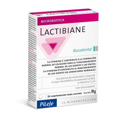 Comprar online LACTIBIANE BUCODENTAL 30 Comp de PILEJE. Imagen 1