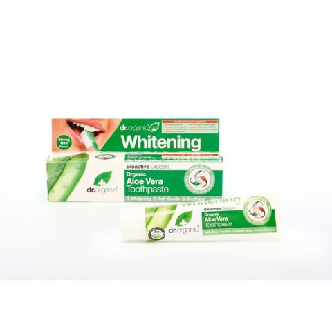 Comprar online PASTA DE DIENTES DE ALOE VERA 100 ml de DR ORGANIC. Imagen 1