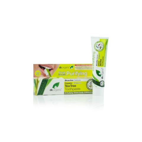 Comprar online PASTA DE DIENTES DE ARBOL DE TE 100 ml de DR ORGANIC. Imagen 1