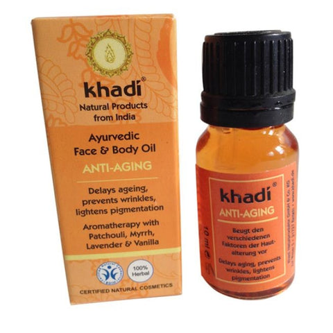 Comprar online ACEITE FACIAL ANTI-EDAD 10 ML de KHADI. Imagen 1