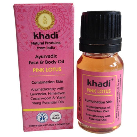 Comprar online ACEITE FACIAL DE LOTO ROSADO 10 ML de KHADI. Imagen 1
