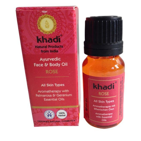 Comprar online ACEITE FACIAL DE ROSA 10 ML de KHADI. Imagen 1