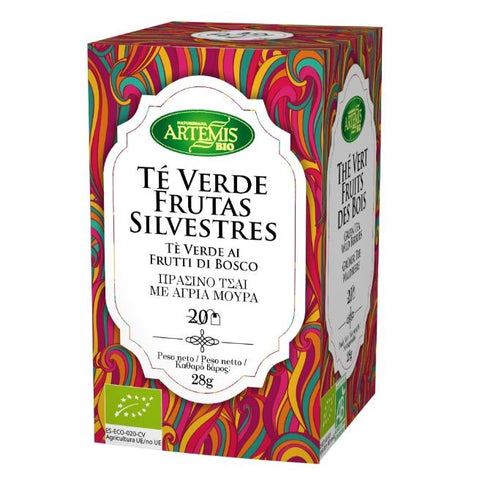 Comprar online TE VERDE FRUTAS SILVESTRES ECO 20 Filtros de ARTEMISBIO. Imagen 1
