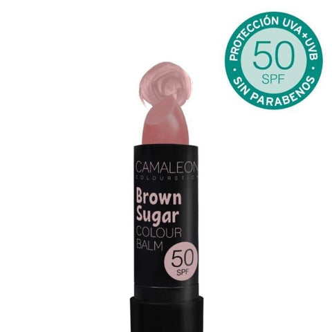 Comprar online BALSAMO LABIAL CON COLOR SPF50 MARRON SUGAR de CAMALEON. Imagen 1