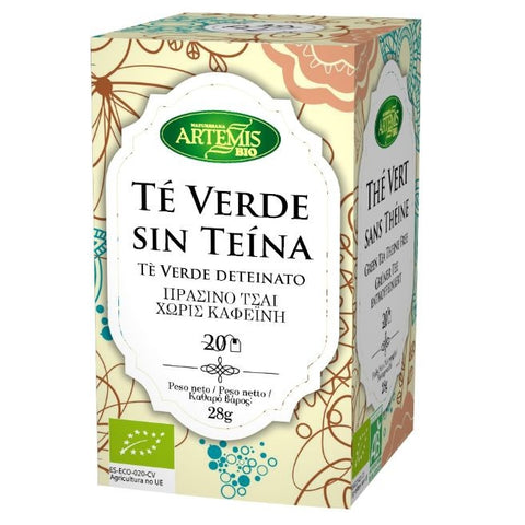 Comprar online TE VERDE SIN TEINA ECO 20 Filtros de ARTEMISBIO. Imagen 1