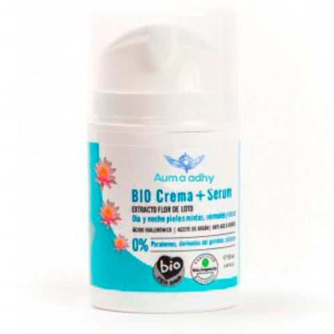 Comprar online BIO CREMA SERUM FLOR DE LOTO 50 ML de AUMA ADHY. Imagen 1