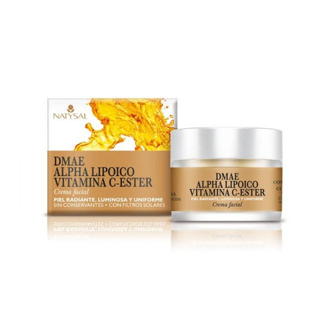 Comprar online CREMA FACIAL DMAE + ALPHA LIPOICO + VITAMINA C EST de NATYSAL. Imagen 1