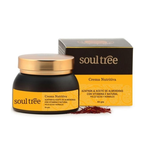 Comprar online CREMA FACIAL NUTRITIVA AZAFRAN PIEL NORMAL SECA 60 de SOULTREE. Imagen 1