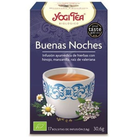 Comprar online YOGI TEA BUENOS SUEÑOS 17 Bolsitas x 1,8 gr de YOGI TEA. Imagen 1