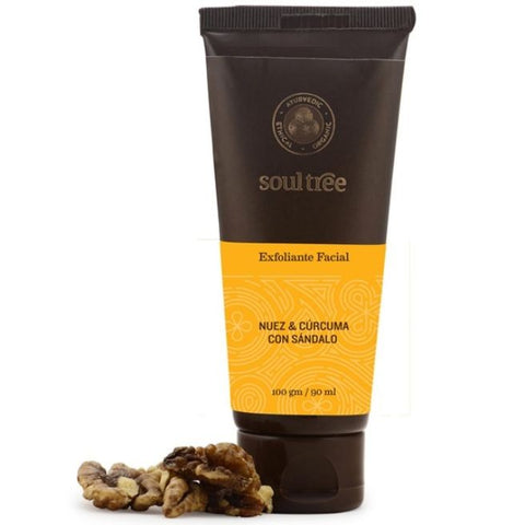 Comprar online EXFOLIANTE FACIAL CON NUEZ, CURCUMA Y SANDALO 100 de SOULTREE. Imagen 1
