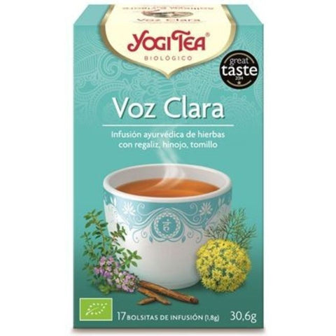 Comprar online YOGI TEA VOZ CLARA 17 Bolsitas de YOGI TEA. Imagen 1