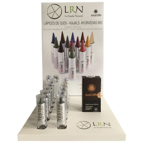Comprar online EXPOSITOR DE KAJALS 24 UDS+1 TESTER CADA COLOR de SOULTREE. Imagen 1