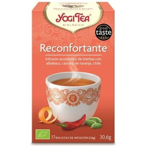 Comprar online YOGI TEA ALEGRIA DE VIVIR RECONFORTABLE 17 BOLS de YOGI TEA. Imagen 1