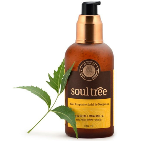 Comprar online GEL LIMPIADOR FACIAL NUTGRASS CON NEEM 120 ML de SOULTREE. Imagen 1