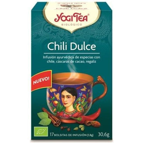 Comprar online YOGI TEA CHILI DULCE 17 x 1,8 gr de YOGI TEA. Imagen 1