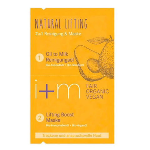 Comprar online MASCARILLA FACIAL 2 EN 1 LIFTING NATU PIEL SECA EX de I+M. Imagen 1