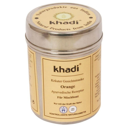 Comprar online MASCARILLA FACIAL DE NARANJA 50 G de KHADI. Imagen 1
