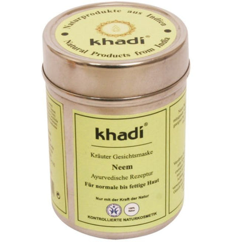Comprar online MASCARILLA FACIAL NEEM PIELES NORMALES GRASAS 50 G de KHADI. Imagen 1