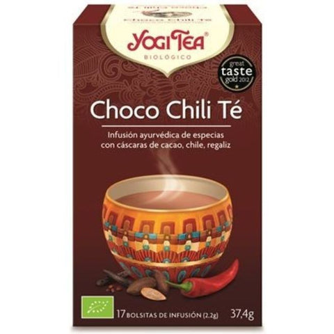 Comprar online YOGI TEA CHOCOLATE Y CHILI 17 x 2,2gr de YOGI TEA. Imagen 1