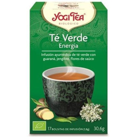 Comprar online YOGI TEA ENERGIA TE VERDE 17 Bolsit de YOGI TEA. Imagen 1