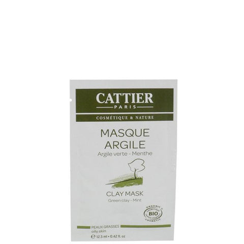 Comprar online RECARGA 12 SOBRES MASCARILLA ARCILLA VERDE 12,5 ml de CATTIER. Imagen 1