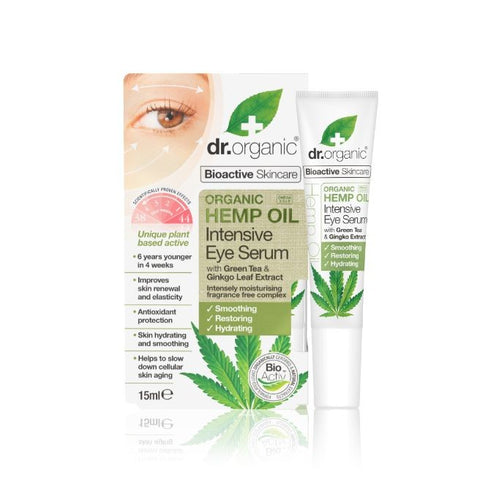 Comprar online SERUM INTENSIVO DE OJOS DE CAÑAMO 15 ml de DR ORGANIC. Imagen 1