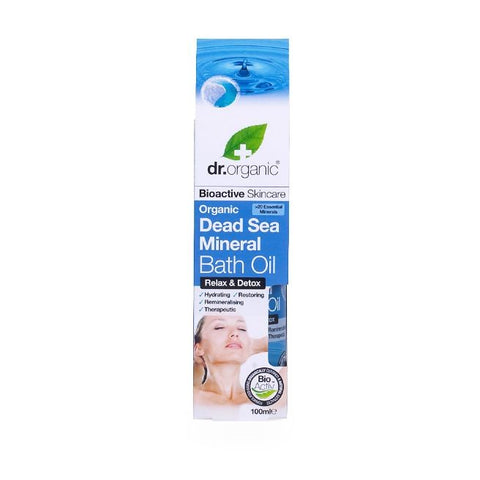 Comprar online ACEITE DE BAÑO DE MINERALES DEL MAR MUERTO 100 ml de DR ORGANIC. Imagen 1