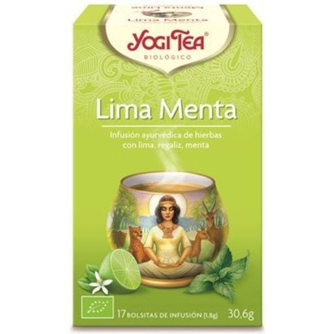 Comprar online YOGI TEA MENTA Y LIMA 17 x 1,8 gr de YOGI TEA. Imagen 1