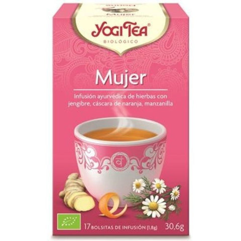 Comprar online YOGI TEA MUJER 17 Bolsitas X 1,8 gr de YOGI TEA. Imagen 1