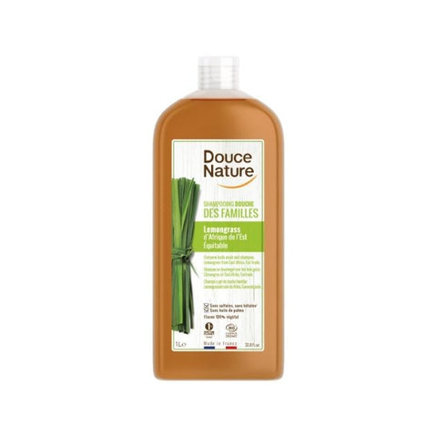 Comprar online CHAMPU GEL DUCHA CITRONELA DOUCE NATURE 1 L de DOUCE NATURE. Imagen 1