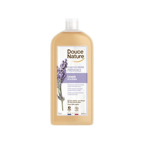 Comprar online CHAMPU GEL DUCHA LAVANDA DOUCE NATURE 1 L de DOUCE NATURE. Imagen 1