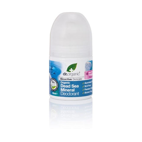 Comprar online DESODORANTE DE MINERALES DEL MAR MUERTO 50 ml de DR ORGANIC. Imagen 1