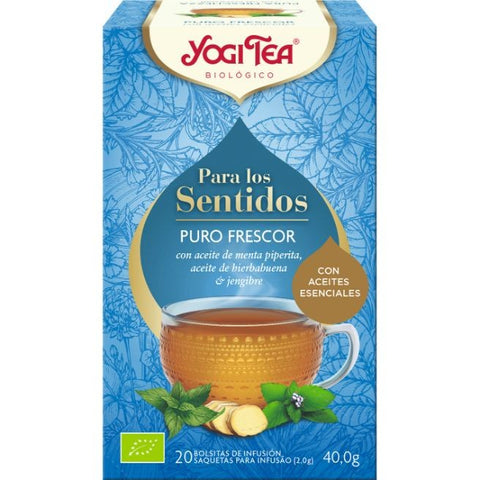 Comprar online YOGI TEA PARA LOS SENTIDOS PURO FRESCOR 17 Filtros de YOGI TEA. Imagen 1