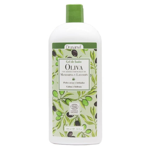 Comprar online GEL BAÑO ACEITE OLIVA ECOCERT BIO 500 ml de DRASANVI. Imagen 1