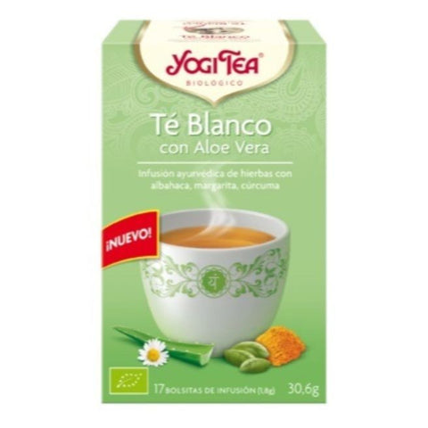 Comprar online YOGI TEA TE BLANCO CON ALOE VERA 17 Filtros de YOGI TEA. Imagen 1