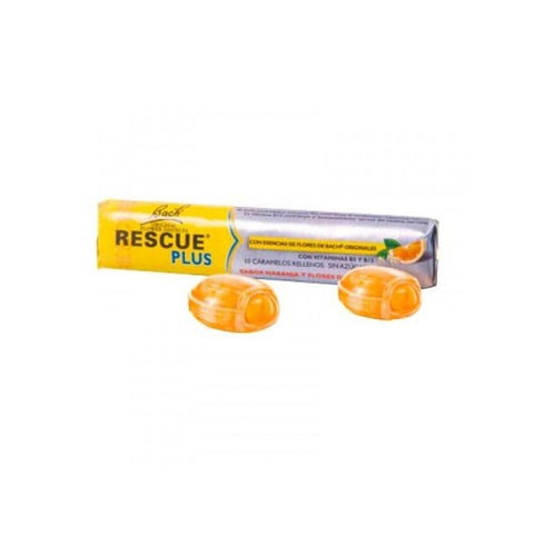 Comprar online RESCUE PLUS CARAMELOS ( NARANJA Y FLORES DE SAUCO) de BACH RESCUE. Imagen 1