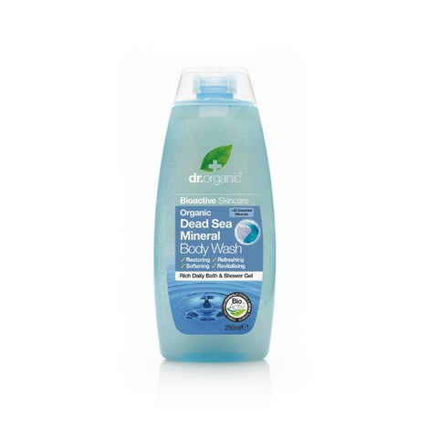 Comprar online GEL DE DUCHA DE MINERALES DEL MAR MUERTO 250 ml de DR ORGANIC. Imagen 1