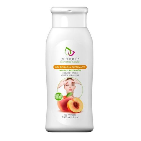 Comprar online GEL DUCHA EXFOLIANTE MELOCOTON 400ML de ARMONIA. Imagen 1