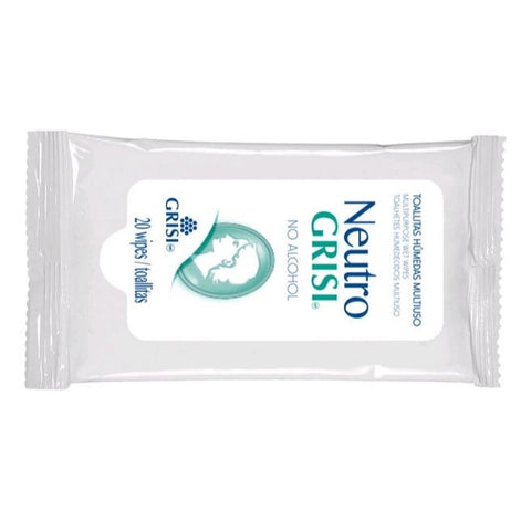 Comprar online TOALLITAS HUMEDAS DESINFECTANTES NEUTRO 20 Unidade de GRISI. Imagen 1