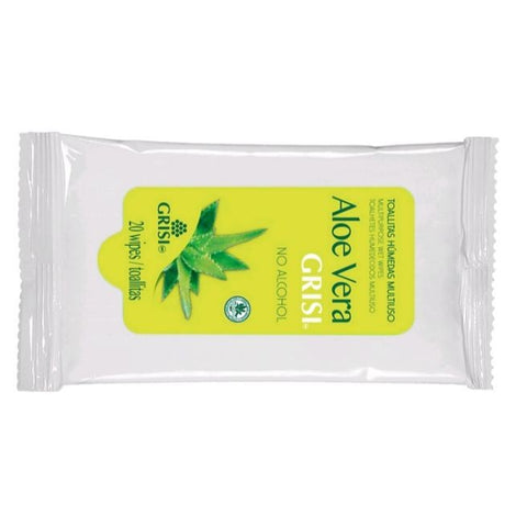 Comprar online TOALLITAS MULTIUSO ALOE 20 Und de GRISI. Imagen 1