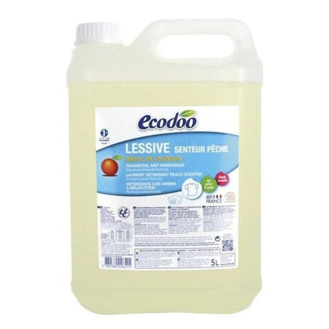 Comprar online DETERGENTE LIQUIDO CONCENTRADO MELOCOTON ECODOO 5L de ECODOO. Imagen 1