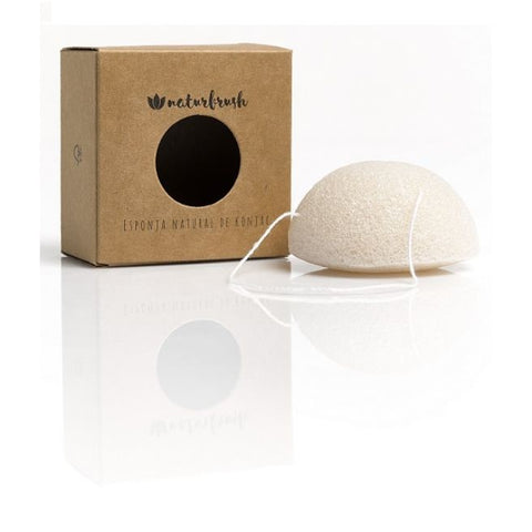 Comprar online ESPONJA KONJAC GRANDE 7,5 CM 100% FIBRA NAT RAIZ P de NATURBRUSH. Imagen 1