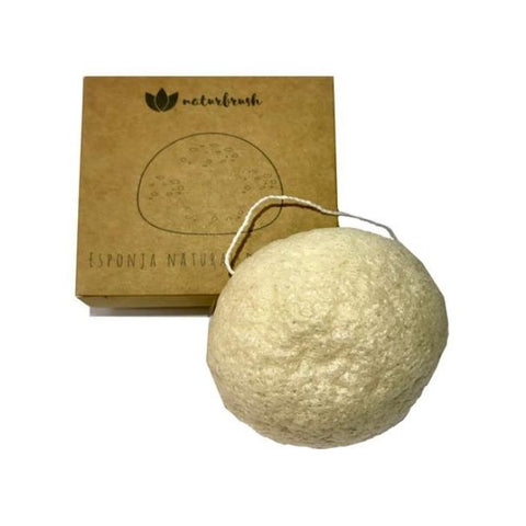 Comprar online ESPONJA KONJAC PEQUEÑA 5,5 CM 100% FIBRA NAT RAIZ de NATURBRUSH. Imagen 1