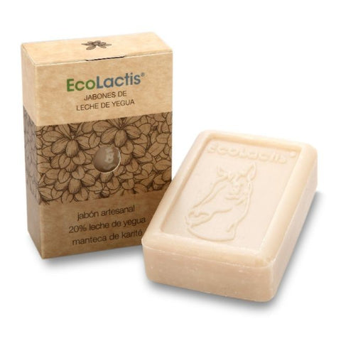 Comprar online JABON 20% LECHE DE YEGUA Y KARITE PASTILLA 100 GR de ECOLACTIS. Imagen 1