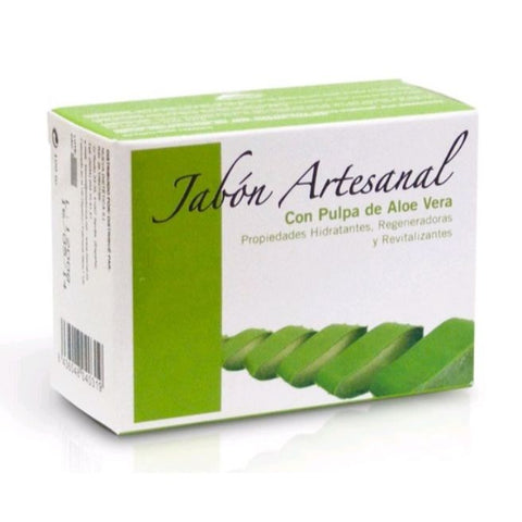 Comprar online JABON ARTESANAL DE ALOE VERA 100 gr de PRISMA NATURAL. Imagen 1